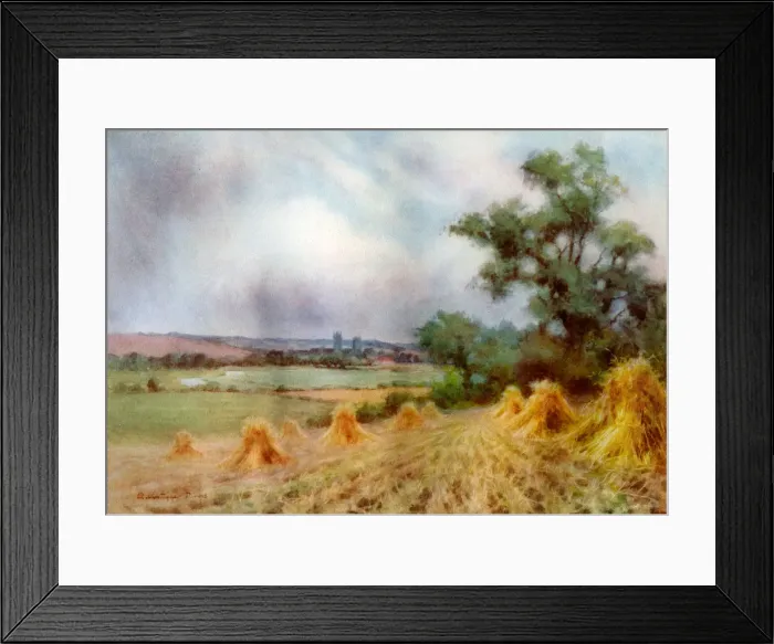 Framed Print : Canterbury from Sturry Wood, Kent, 1924-1926. Artist: A Montague Rivers Framed Print : Canterbury from Sturry Wood, Kent, 1924-1926. Artist: A Montague Rivers