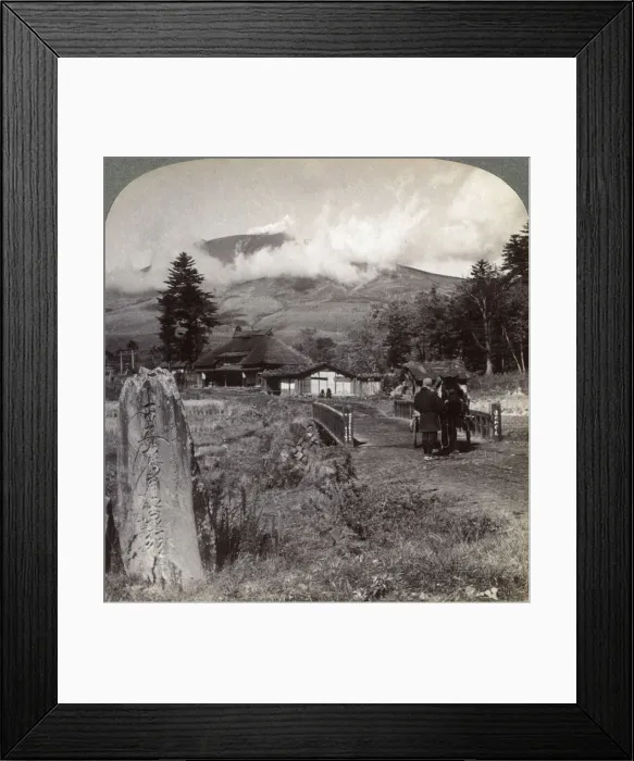 Framed Print : Mount Asama (Asamayama), Japans largest active volcano, northwest from Katsukake, 1904. Artist: Underwood & Underwood Framed Print : Mount Asama (Asamayama), Japans largest active volcano, northwest from Katsukake, 1904. Artist: Underwood & Underwood