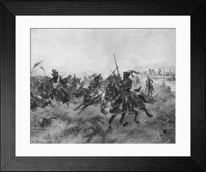 Framed Print : The Battle of the Spurs, 1513 Framed Print : The Battle of the Spurs, 1513