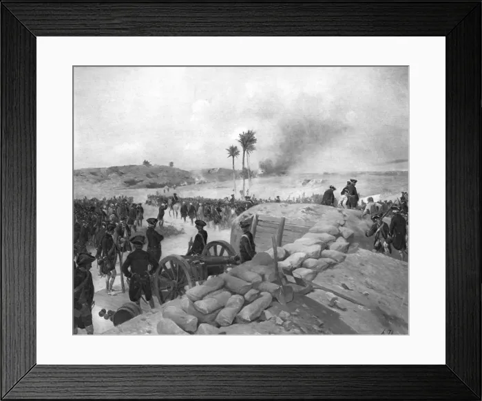 Framed Print : Pondicherry, India, 1761 and 1778 Framed Print : Pondicherry, India, 1761 and 1778