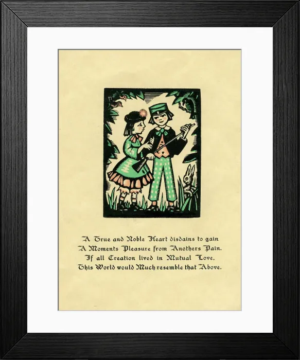 Framed Print : A wood-engraving by Helen Press. Artist: Helen Press Framed Print : A wood-engraving by Helen Press. Artist: Helen Press