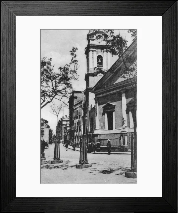 Framed Print : Roman Catholic Church, Gibraltar, 20th century Framed Print : Roman Catholic Church, Gibraltar, 20th century
