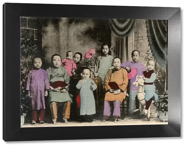 Chinese family, Hong Kong, 20th century
