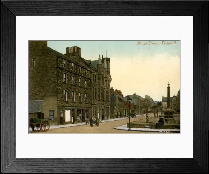 Framed Print : Broad Street, Kirkwall, Orkney, Scotland, 20th century Framed Print : Broad Street, Kirkwall, Orkney, Scotland, 20th century