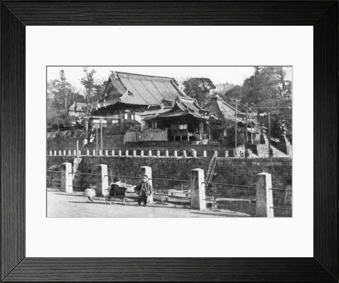 Framed Print : Yakushi Buddhist Temple, Motomachi, Yokohama, Japan, 20th century Framed Print : Yakushi Buddhist Temple, Motomachi, Yokohama, Japan, 20th century