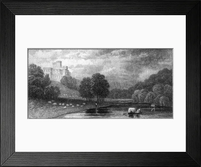 Framed Print : Lambton Castle, County Durham, 19th century Framed Print : Lambton Castle, County Durham, 19th century