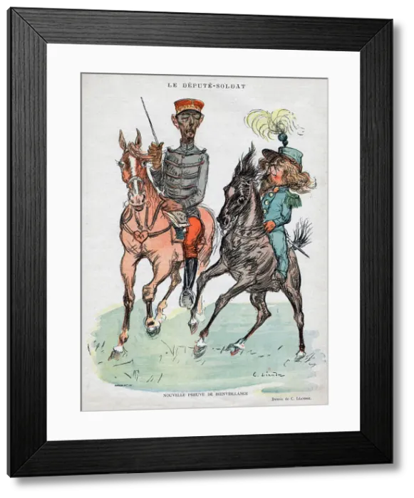 Framed Print : Nouvelle preuve de bienveillance. Artist: Garnier Framed Print : Nouvelle preuve de bienveillance. Artist: Garnier