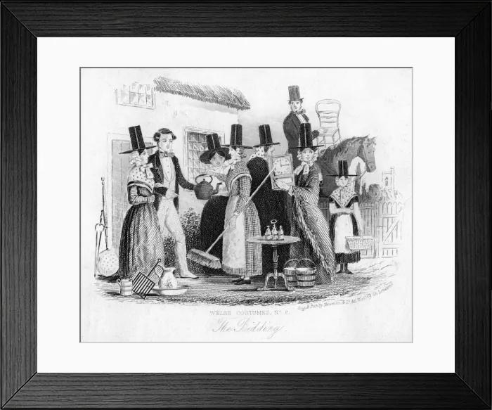 Framed Print : The Bidding, 19th century. Artist: Newman & Co Framed Print : The Bidding, 19th century. Artist: Newman & Co