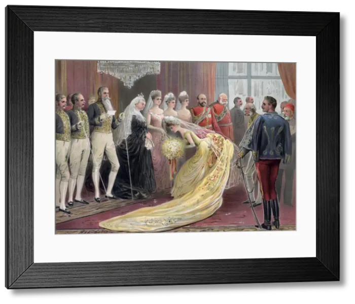 Framed Print : Jubilee Drawing Room, 1887. Artist: Ludlow Framed Print : Jubilee Drawing Room, 1887. Artist: Ludlow