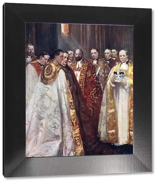 The Archbishop of Canterbury and York, and other prelates, the Coronation