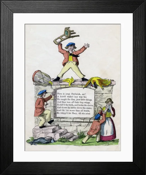 Framed Print : A story of cruel Frederick Framed Print : A story of cruel Frederick