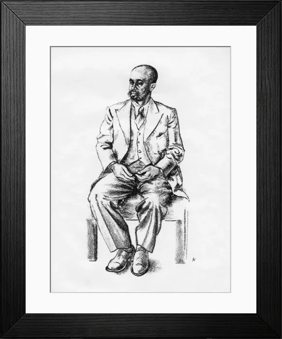 Framed Print : Bedjironde Tecle Hawariate, Ethiopian statesman, 1935. Artist: Edmond Xavier Kapp Framed Print : Bedjironde Tecle Hawariate, Ethiopian statesman, 1935. Artist: Edmond Xavier Kapp