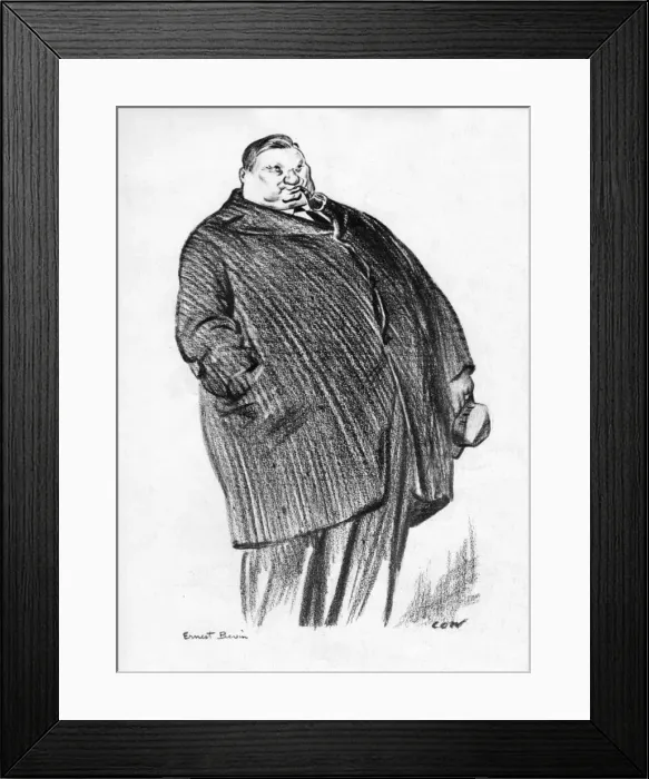 Framed Print : Ernest Bevin, British Labour politician, 1933 Framed Print : Ernest Bevin, British Labour politician, 1933