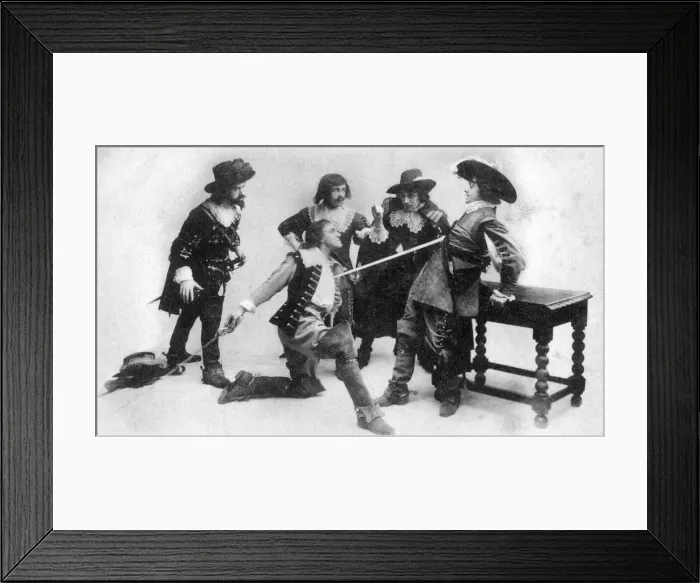 Framed Print : The duel, scene from act I of The Breed of the Treshams by John Rutherford, 20th century Framed Print : The duel, scene from act I of The Breed of the Treshams by John Rutherford, 20th century
