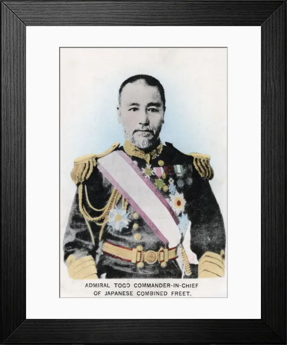 Framed Print : Admiral Togo, Commander-in-chief of Japanese Combined Fleet, c1903-1905 Framed Print : Admiral Togo, Commander-in-chief of Japanese Combined Fleet, c1903-1905