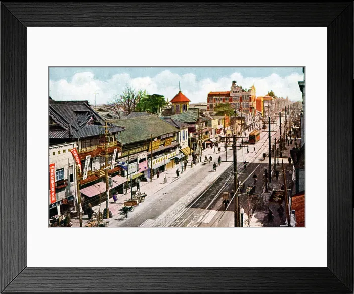Framed Print : Sakaemachi Street, Nagoya, Japan, 20th century(?) Framed Print : Sakaemachi Street, Nagoya, Japan, 20th century(?)