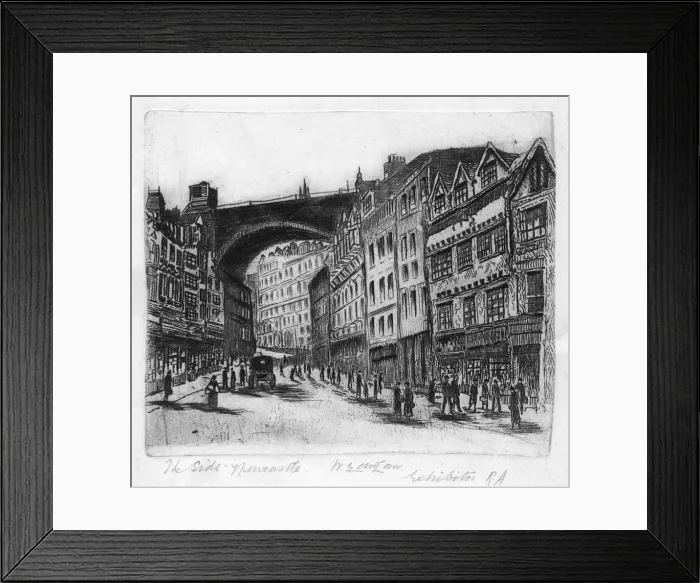 Framed Print : The Side, Newcastle Upon Tyne