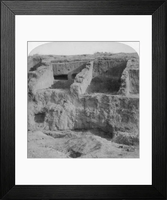 Framed Print : Boer trench, Tugela River, South Africa, 1901. Artist: Underwood & Underwood Framed Print : Boer trench, Tugela River, South Africa, 1901. Artist: Underwood & Underwood