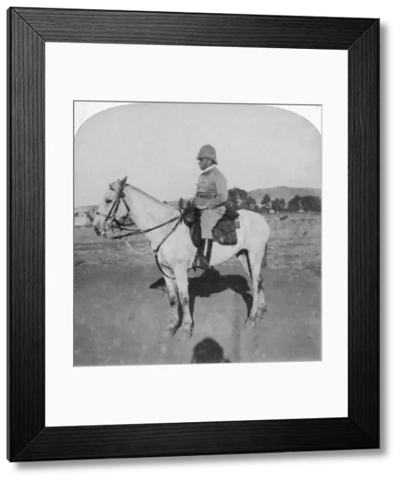 Framed Print : Major-General John French, the intrepid cavalry leader, Pretoria, South Africa, Boer War, 1901. Artist: Underwood & Underwood