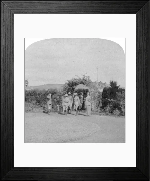 Framed Print : Field Marshal Lord Roberts and Major General Baden-Powell, Pretoria, South Africa, 1901. Artist: Underwood & Underwood Framed Print : Field Marshal Lord Roberts and Major General Baden-Powell, Pretoria, South Africa, 1901. Artist: Underwood & Underwood