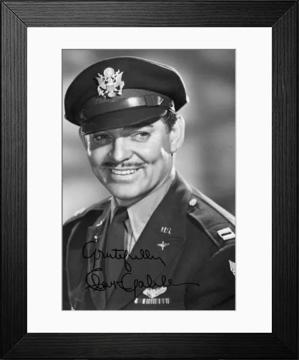 Framed Print : Clark Gable, American actor, c1942-1945 Framed Print : Clark Gable, American actor, c1942-1945