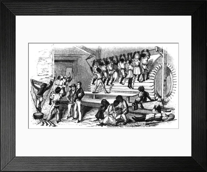 Framed Print : Scene from slave life, 1965 Framed Print : Scene from slave life, 1965