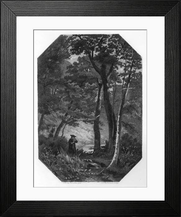 Framed Print : Herman Boerhaave, 17th-18th century Dutch botanist, humanist and physician, c1870. Artist: CL van Kesteren Framed Print : Herman Boerhaave, 17th-18th century Dutch botanist, humanist and physician, c1870. Artist: CL van Kesteren