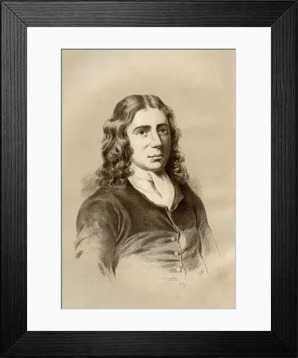 Framed Print : William Dampier, English buccaneer, sea captain, author and scientific observer, (1879). Artist: McFarlane and Erskine Framed Print : William Dampier, English buccaneer, sea captain, author and scientific observer, (1879). Artist: McFarlane and Erskine