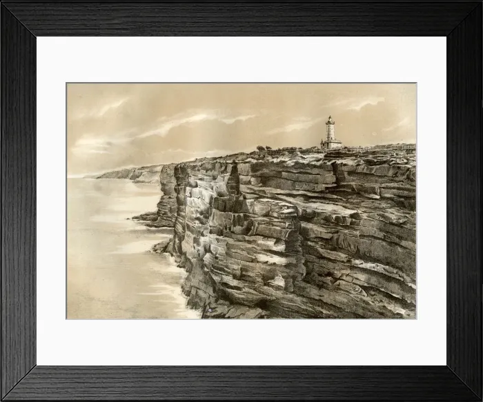 Framed Print : South Head, Port Jackson, 1879. Artist: McFarlane and Erskine Framed Print : South Head, Port Jackson, 1879. Artist: McFarlane and Erskine