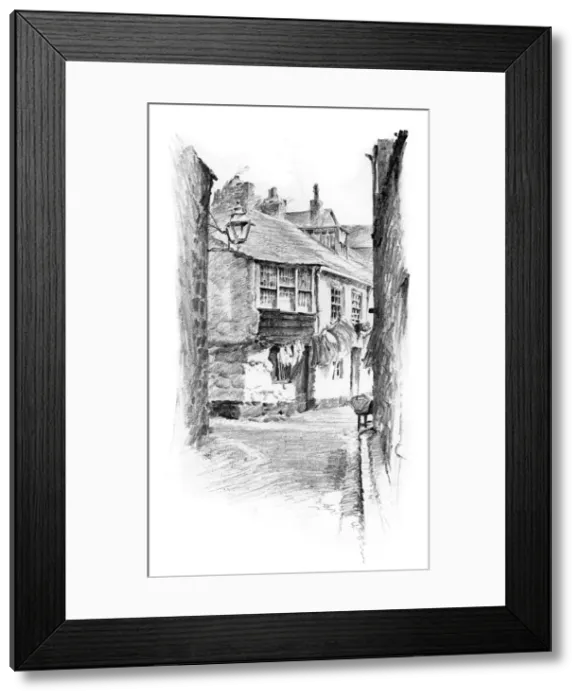 Framed Print : St Ives, Cornwall, 1898. Artist: Robert Norton Nance Framed Print : St Ives, Cornwall, 1898. Artist: Robert Norton Nance