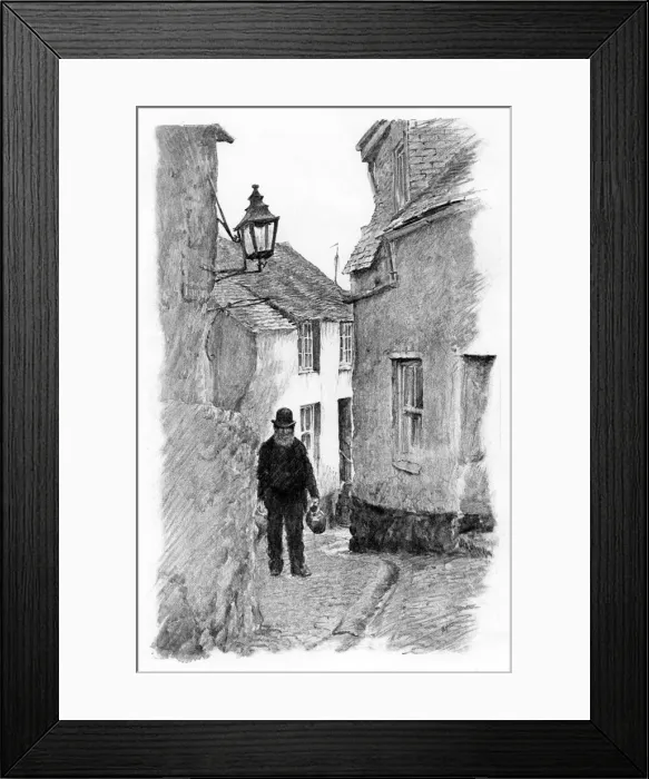 Framed Print : St Ives, Cornwall, 1898. Artist: Robert Norton Nance Framed Print : St Ives, Cornwall, 1898. Artist: Robert Norton Nance