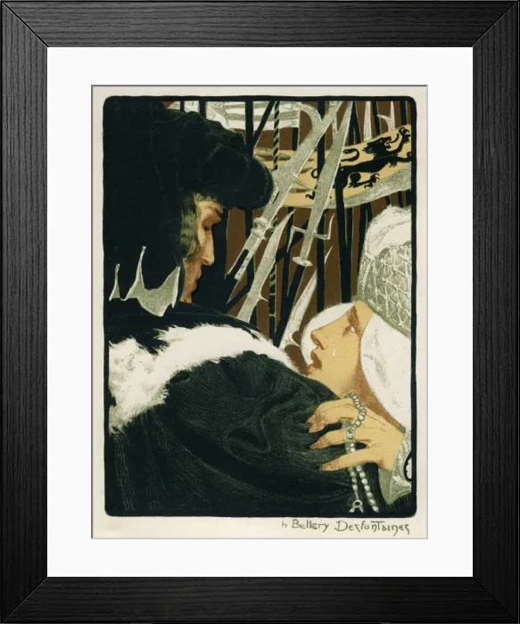 Framed Print : L Imploration, 1898. Artist: Henri Jules Ferdinand Bellery-Defonaines Framed Print : L Imploration, 1898. Artist: Henri Jules Ferdinand Bellery-Defonaines