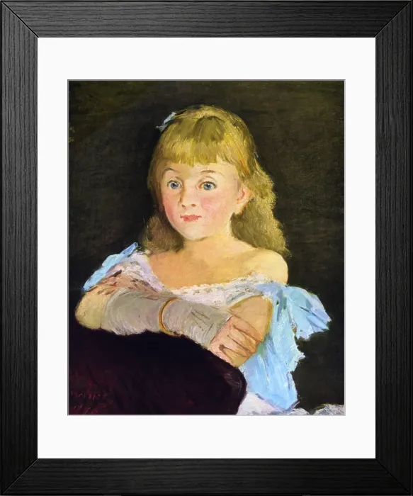 Framed Print : Portrait of Lina Campineanu, 1878. Artist: Edouard Manet Framed Print : Portrait of Lina Campineanu, 1878. Artist: Edouard Manet