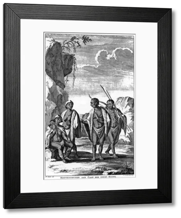 Framed Print : Khoikhoi labourers, 1931 Framed Print : Khoikhoi labourers, 1931