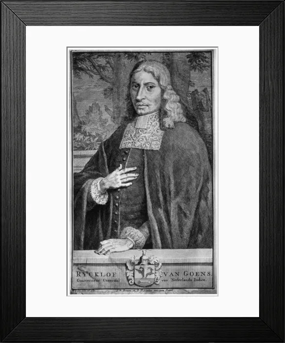 Framed Print : Rycklof Van Goens, Governor General of the Dutch East Indies, 1931. Artist: Matthys Balen Framed Print : Rycklof Van Goens, Governor General of the Dutch East Indies, 1931. Artist: Matthys Balen
