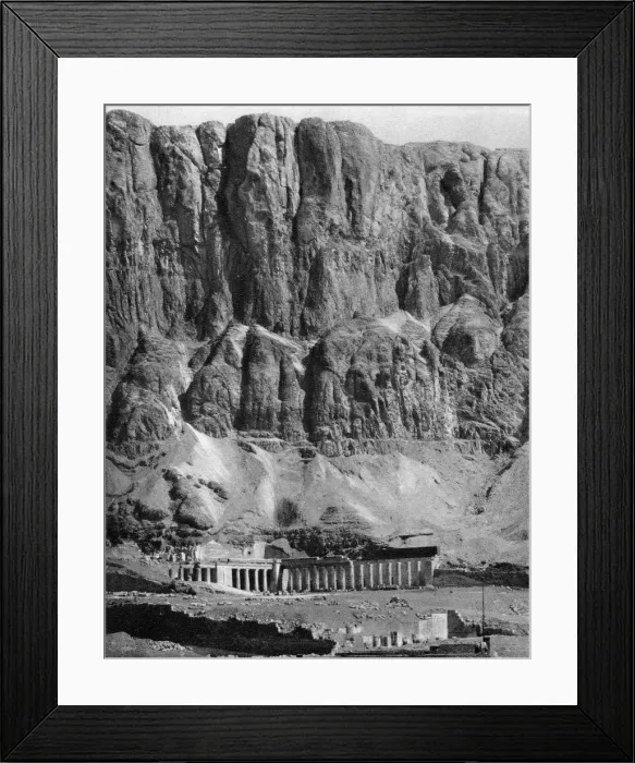 Framed Print : The Temple of Deir-El-Bahari, Egypt, 1936 Framed Print : The Temple of Deir-El-Bahari, Egypt, 1936