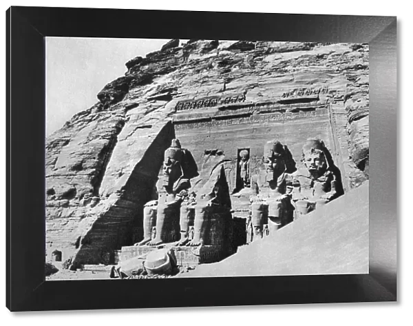 The Temple of Abu Simbel, Egypt, 1936