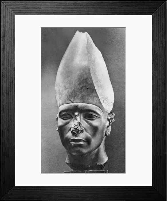 Framed Print : Amenemhat III (1854 BC-1808 BC), Ancient Egyptian Pharoah, c1820 BC (1936) Framed Print : Amenemhat III (1854 BC-1808 BC), Ancient Egyptian Pharoah, c1820 BC (1936)