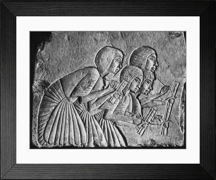 Framed Print : Egyptian scribes, c1350 BC (1936) Framed Print : Egyptian scribes, c1350 BC (1936)