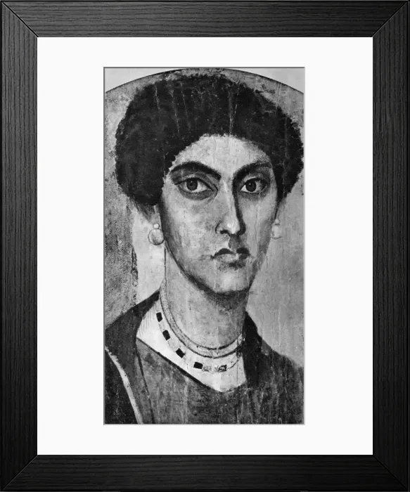 Framed Print : Portrait of a lady, Al-Fayyum, Egypt, 2nd century (1936) Framed Print : Portrait of a lady, Al-Fayyum, Egypt, 2nd century (1936)