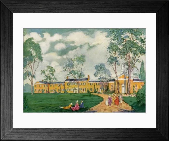Framed Print : Doughoregan Manor, near Ellicott City, Maryland, USA, c18th century (1921). Artist: James Preston Framed Print : Doughoregan Manor, near Ellicott City, Maryland, USA, c18th century (1921). Artist: James Preston