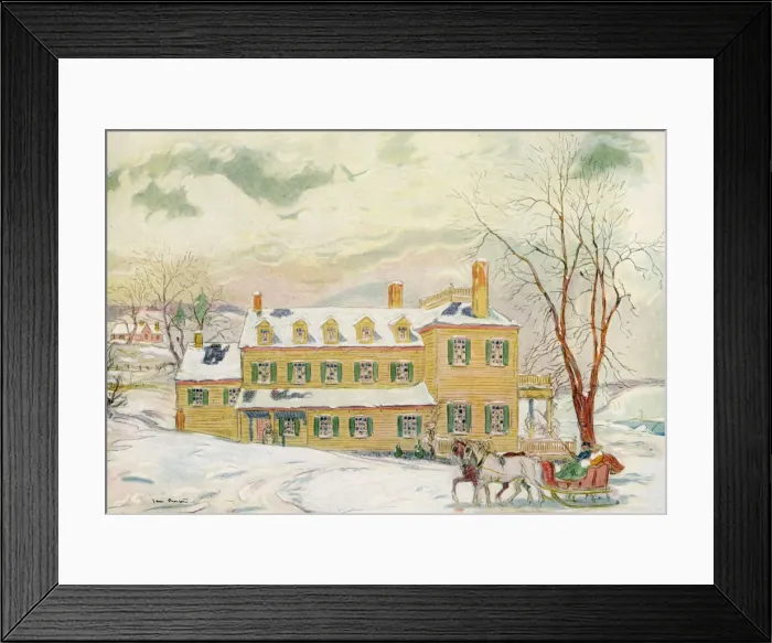 Framed Print : The Kendall House, Virginia, USA, c18th century (1921). Artist: James Preston Framed Print : The Kendall House, Virginia, USA, c18th century (1921). Artist: James Preston