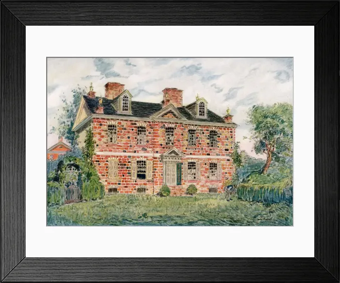 Framed Print : Cliveden, Germantown, Pennsylvania, USA, c18th century (1921). Artist: James Preston Framed Print : Cliveden, Germantown, Pennsylvania, USA, c18th century (1921). Artist: James Preston