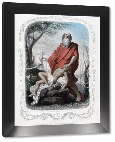 Lay not thine hand upon the lad for now I know that thow fearest God, c1850. Artist: Albert Henry Payne