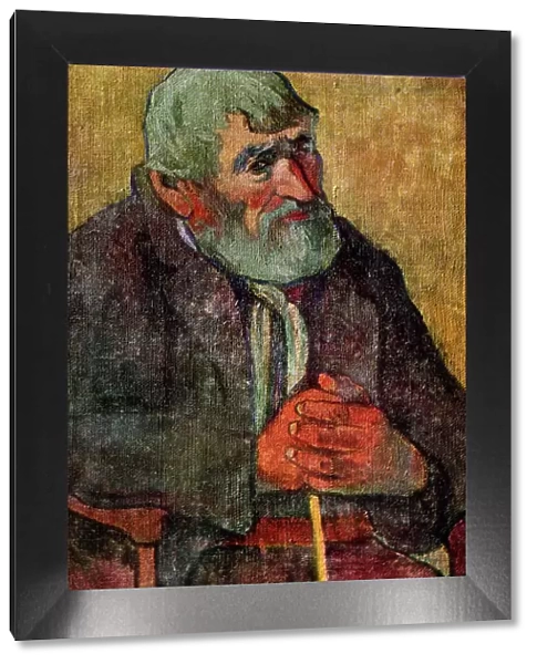 Portrait of an Old Man with a Stick, 1889-1890 (1939). Artist: Paul Gauguin