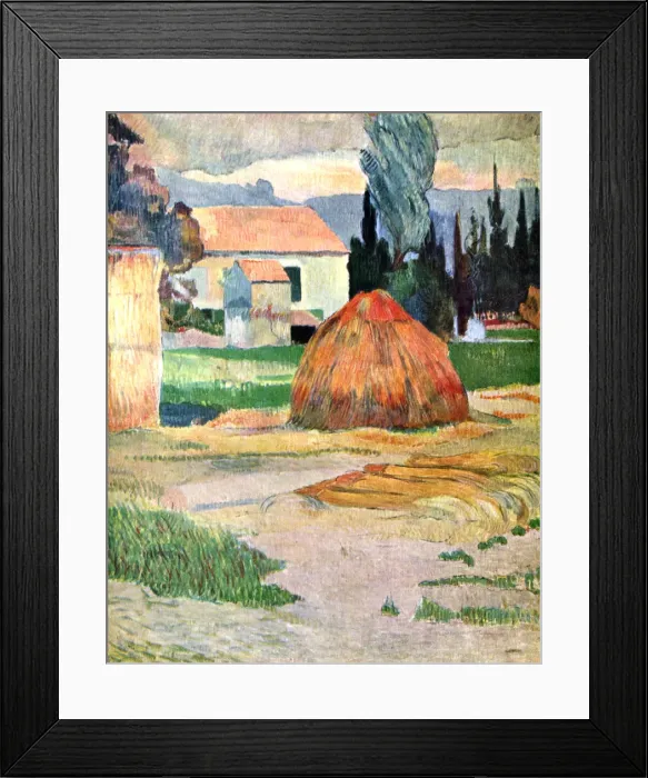 Framed Print : Landscape in Brittany, 1888 (1939). Artist: Paul Gauguin Framed Print : Landscape in Brittany, 1888 (1939). Artist: Paul Gauguin