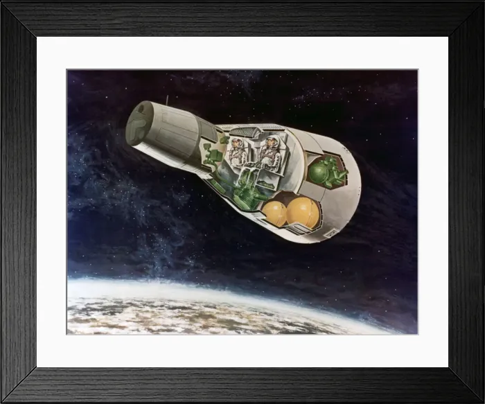 Framed Print : A NASA Lunar Module, c1970s. Artist: NASA Framed Print : A NASA Lunar Module, c1970s. Artist: NASA