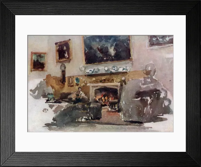 Framed Print : Moreby Hall, c1883 (1904). Artist: James Abbott McNeill Whistler Framed Print : Moreby Hall, c1883 (1904). Artist: James Abbott McNeill Whistler