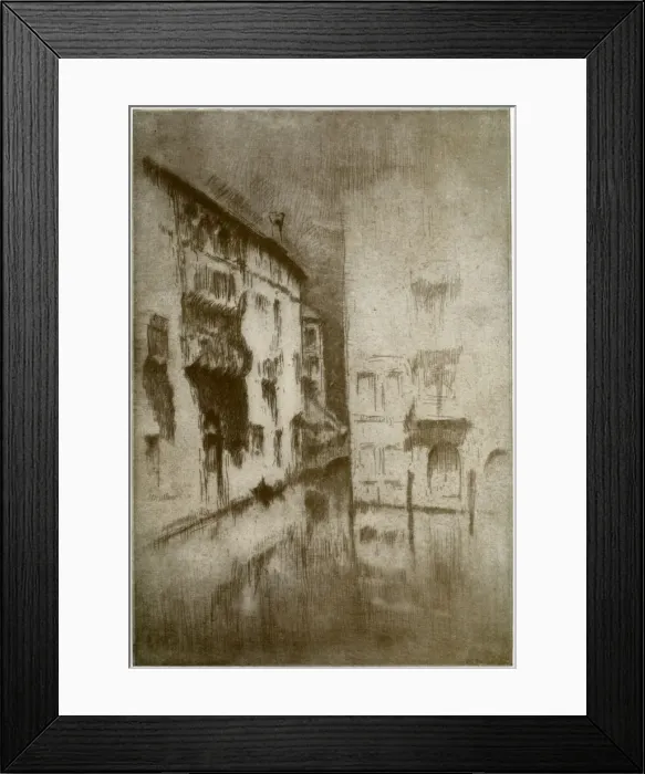 Framed Print : Nocturne: Palaces, c1879 (1904). Artist: James Abbott McNeill Whistler Framed Print : Nocturne: Palaces, c1879 (1904). Artist: James Abbott McNeill Whistler