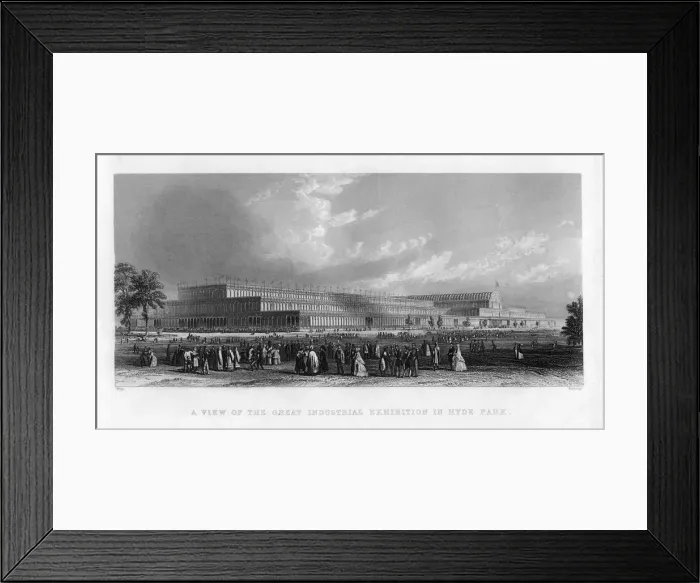 Framed Print : The Great Exhibition, Hyde Park, London, 1851. Artist: JC Armytage Framed Print : The Great Exhibition, Hyde Park, London, 1851. Artist: JC Armytage